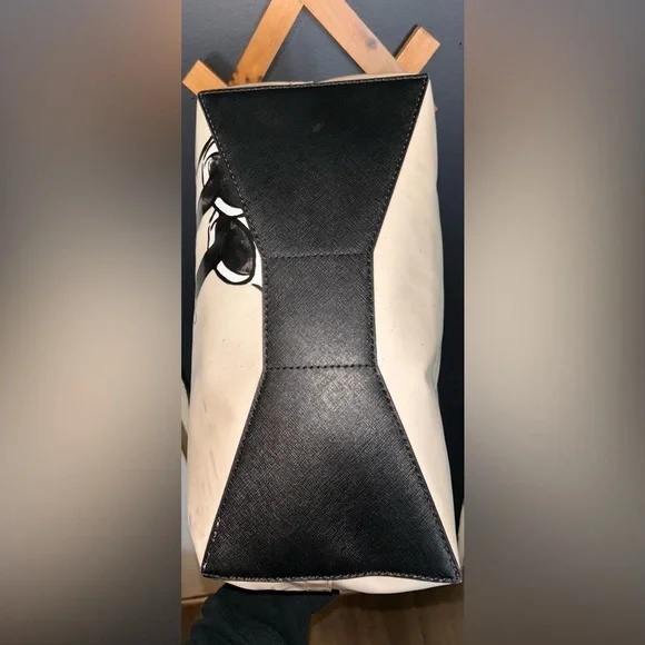 Kate Spade x Disney Minnie Mouse Francis Womens Tote Bag Cream Storybook lining - Picture 9 of 16